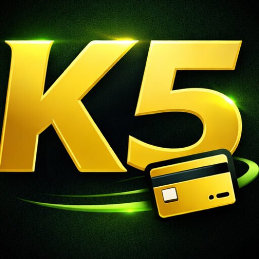 KARD-5 K5 gold logo on black background representing instant cash on credit card service in Bangalore with fast and trusted card swipe facility.
